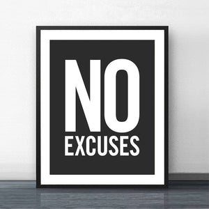 Fitness Poster Inspirational Quotes Gym Wall Decor