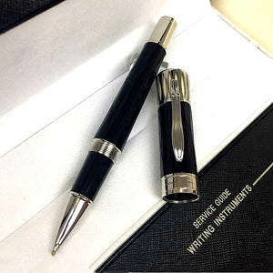 1 Limited Edition Writer Mark Twain Rollerball Pen Black/Blue/Wine Red Resin Ice Cracks Design Writing MB Ballpoint Pens 0068/8000