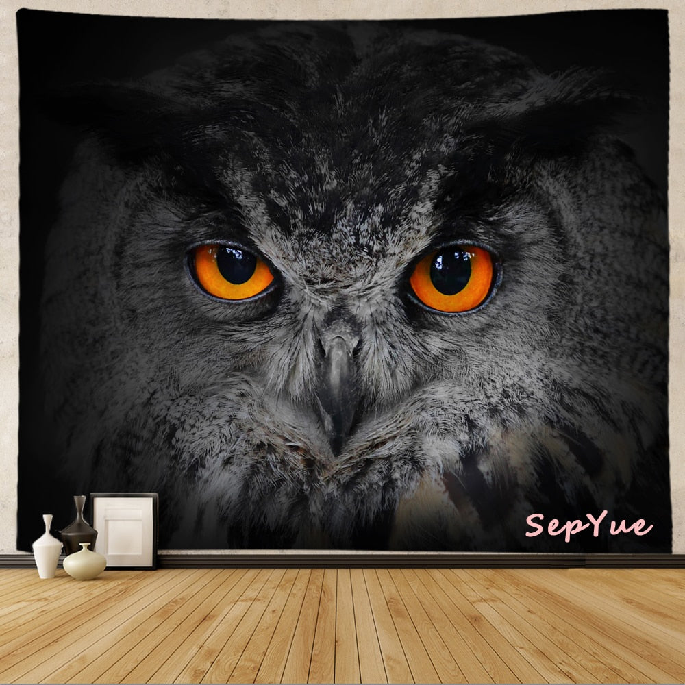 (27 Different Tapestry) SepYue  HD Print Animal Head Eye Art Boho Curtains