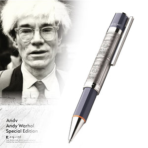 1 Great Characters MB Andy Warhol Ballpoint Pen Great Characters Edition Ball Pens with Metal Reliefs Barrel Free Shipping