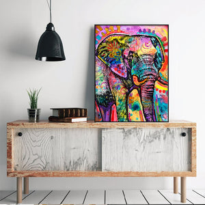 African Elephant Home Art Decoration Painting