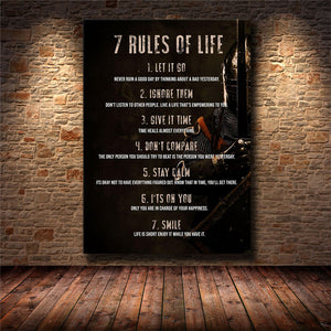 (3 Different prints)HD Printed Canvas Inspirational Wall Poster Home Living Room Decor