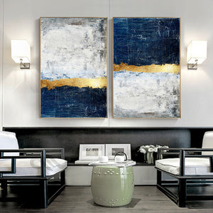 (2 Different Prints) Modern abstract canvas decorative print