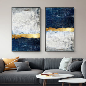 (2 Different Prints) Modern abstract canvas decorative print