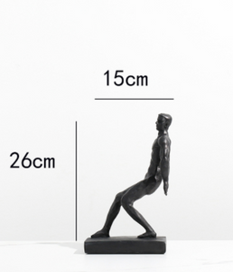 Simple Modern Abstract Athlete Sculpture Ornament