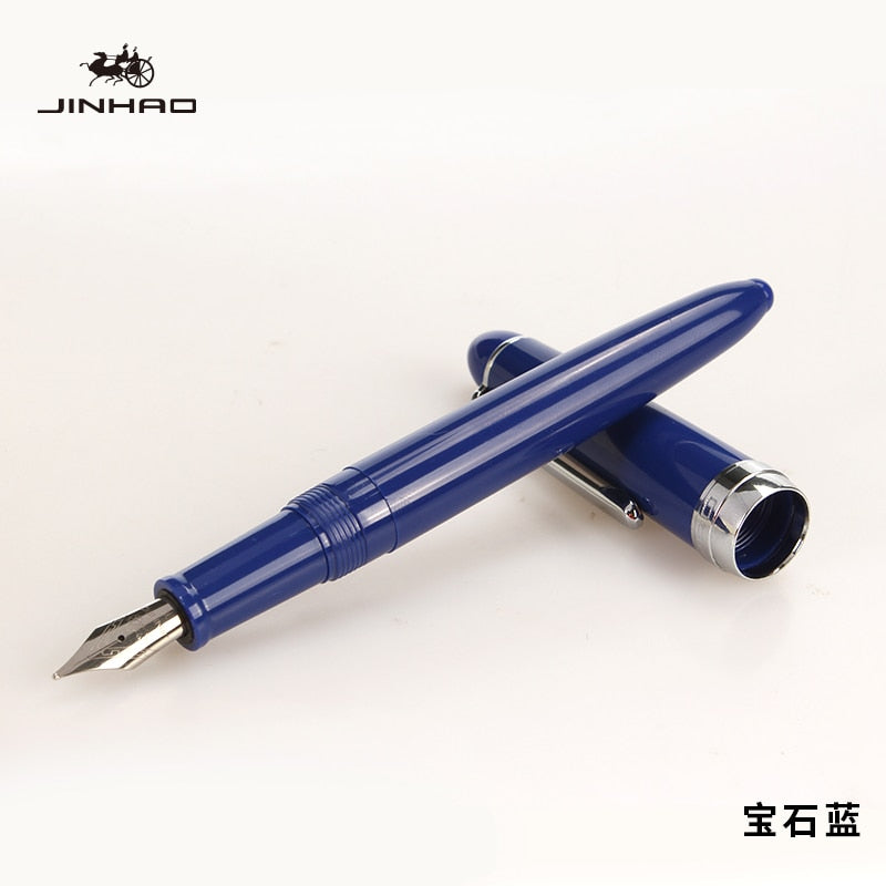 Colors 12 for Choose JINHAO 992 Fountain Pen 0.5mm Silver Clip Ink Pens
