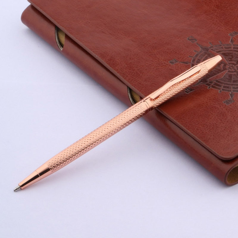 luxury high quality Twist Wave pattern drawing ink METAL Ballpoint Pen