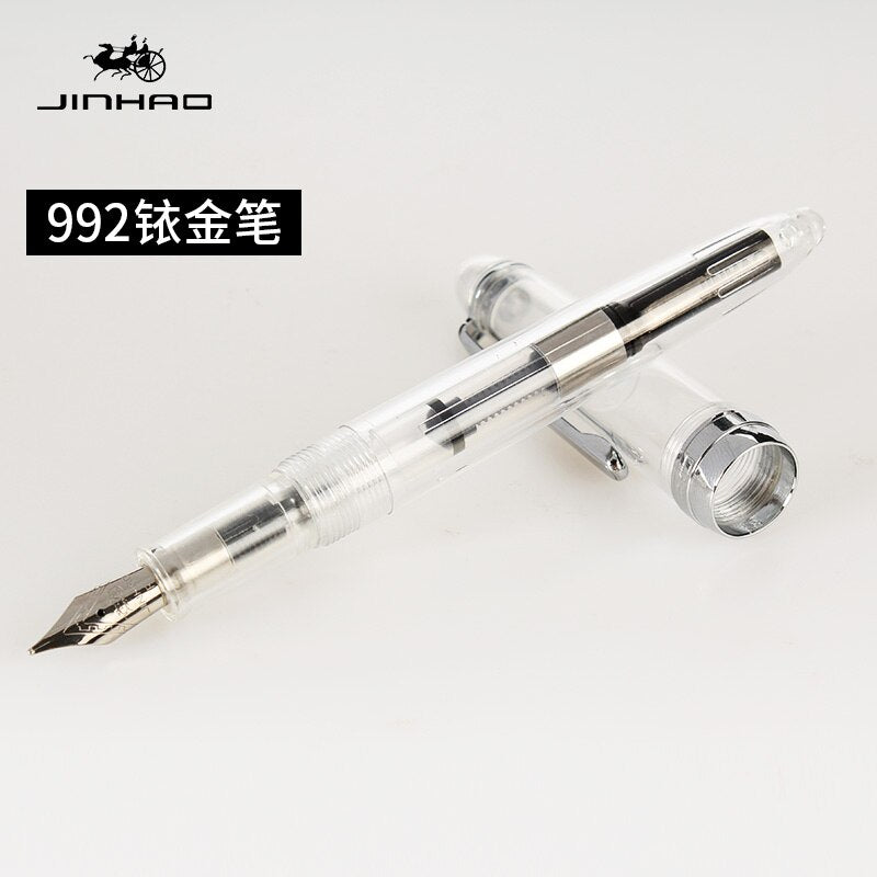 Colors 12 for Choose JINHAO 992 Fountain Pen 0.5mm Silver Clip Ink Pens