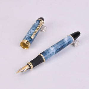 2020 New Arrivel Jinhao X450 Luxury Dazzle Blue Fountain Pen High Quality Metal