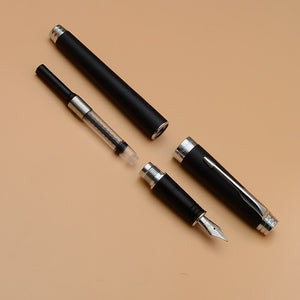 Luxury Jinhao Fountain Pen Matte Medium Ink Pens High Quality Dolma Kalem School Office Name Gift Stationery