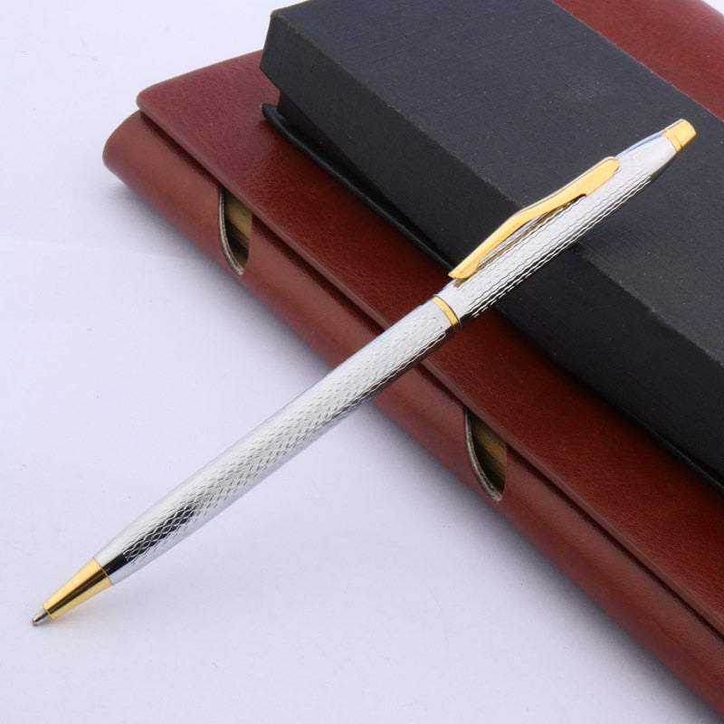 luxury high quality Twist Wave pattern drawing ink METAL Ballpoint Pen