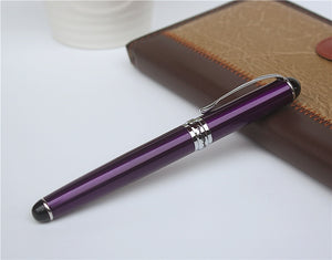 Noble JINHAO X750 fountain pen all total 15 colors with  pen pouch Thick metal ink pen