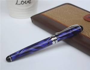 Noble JINHAO X750 fountain pen all total 15 colors with  pen pouch Thick metal ink pen