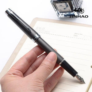 Luxury Jinhao Fountain Pen Matte Medium Ink Pens High Quality Dolma Kalem School Office Name Gift Stationery