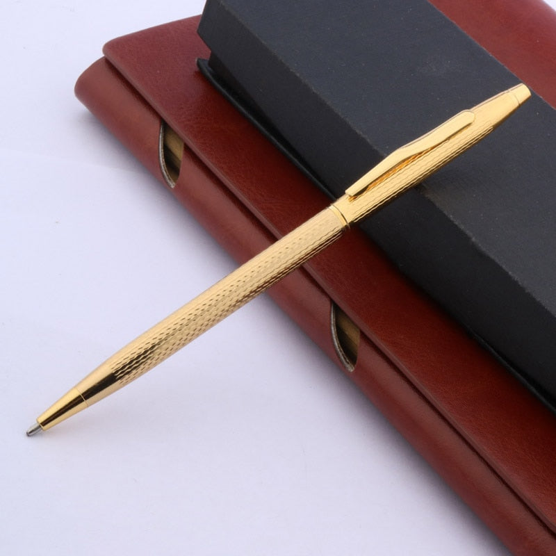 luxury high quality Twist Wave pattern drawing ink METAL Ballpoint Pen