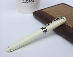 Noble JINHAO X750 fountain pen all total 15 colors with  pen pouch Thick metal ink pen