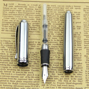 Luxury Brand Jinhao X750 Silver Stainless Steel Fountain Pen Medium 18KGP Nib