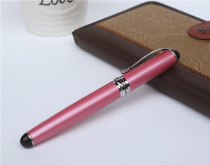 Noble JINHAO X750 fountain pen all total 15 colors with  pen pouch Thick metal ink pen