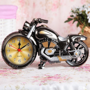 Creative Retro Motorcycle Model Alarm Clock 1pc