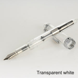 Jinhao992 Transparent Fountain Pen Luxury Ink Pen Student Pluma Fuente Stylo Plume Pluma Tinta Stationery Supplies Writing Gift