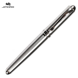 Jinhao X750 Fountain Pen Gift Set Luxury Business Metal Stainless Steel color Clip Medium Nib Office Signature School