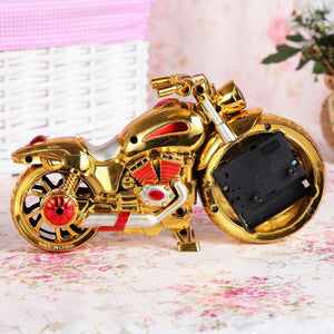 Creative Retro Motorcycle Model Alarm Clock 1pc