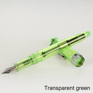 Jinhao992 Transparent Fountain Pen Luxury Ink Pen Student Pluma Fuente Stylo Plume Pluma Tinta Stationery Supplies Writing Gift