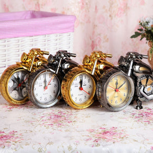 Creative Retro Motorcycle Model Alarm Clock 1pc