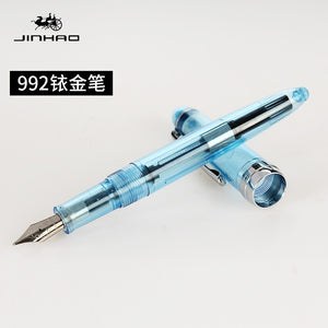 Colors 12 for Choose JINHAO 992 Fountain Pen 0.5mm Silver Clip Ink Pens