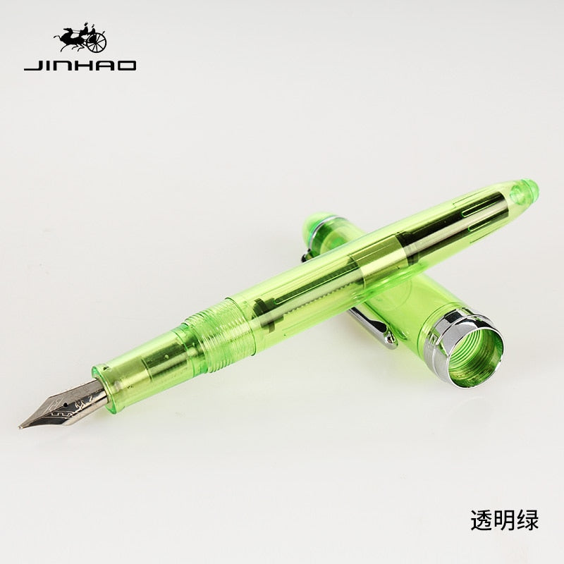 Colors 12 for Choose JINHAO 992 Fountain Pen 0.5mm Silver Clip Ink Pens