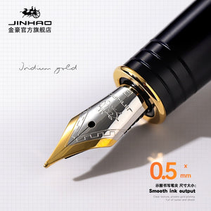 Luxury Jinhao Fountain Pen Matte Medium Ink Pens High Quality Dolma Kalem School Office Name Gift Stationery