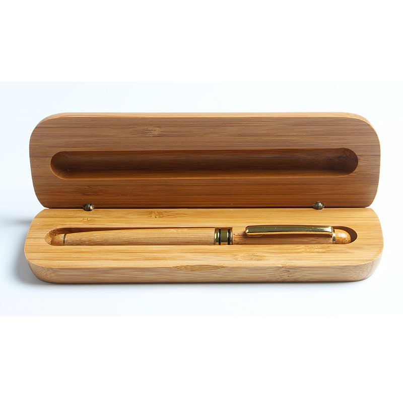 Bamboo Wood Handle Signature Pen 1PC