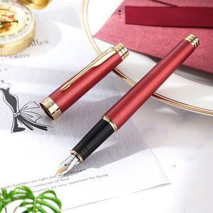 Luxury Jinhao Fountain Pen Matte Medium Ink Pens High Quality Dolma Kalem School Office Name Gift Stationery