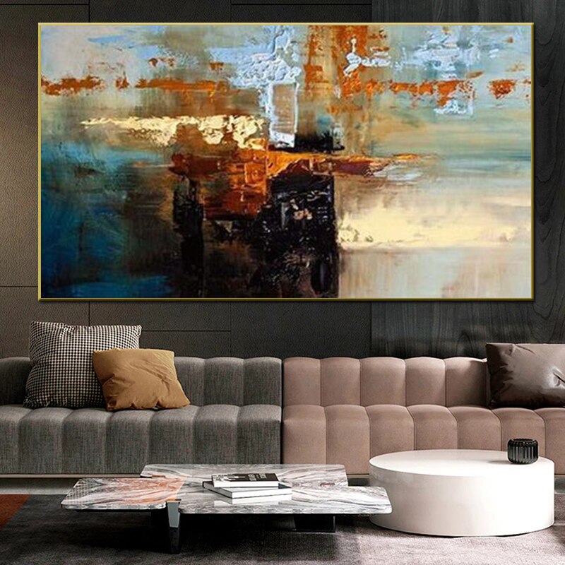 Abstract Modern Canvas Painting Wall Art Poster Abstract Canvas