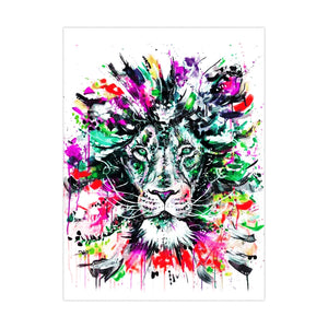 Street Art Pop Abstract King Lion Wall Painting Decor Graffiti Canvas Poster Colorful Elephant Pictures Modern Home Decoration