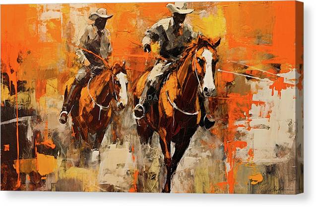 Cowboys 6 - Canvas Print