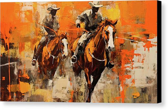 Cowboys 6 - Canvas Print